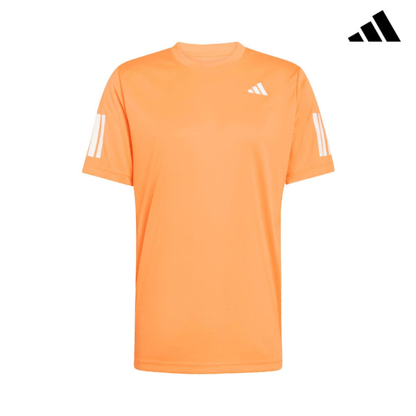 Adidas Club 3 Stripes Tee Orange | Men