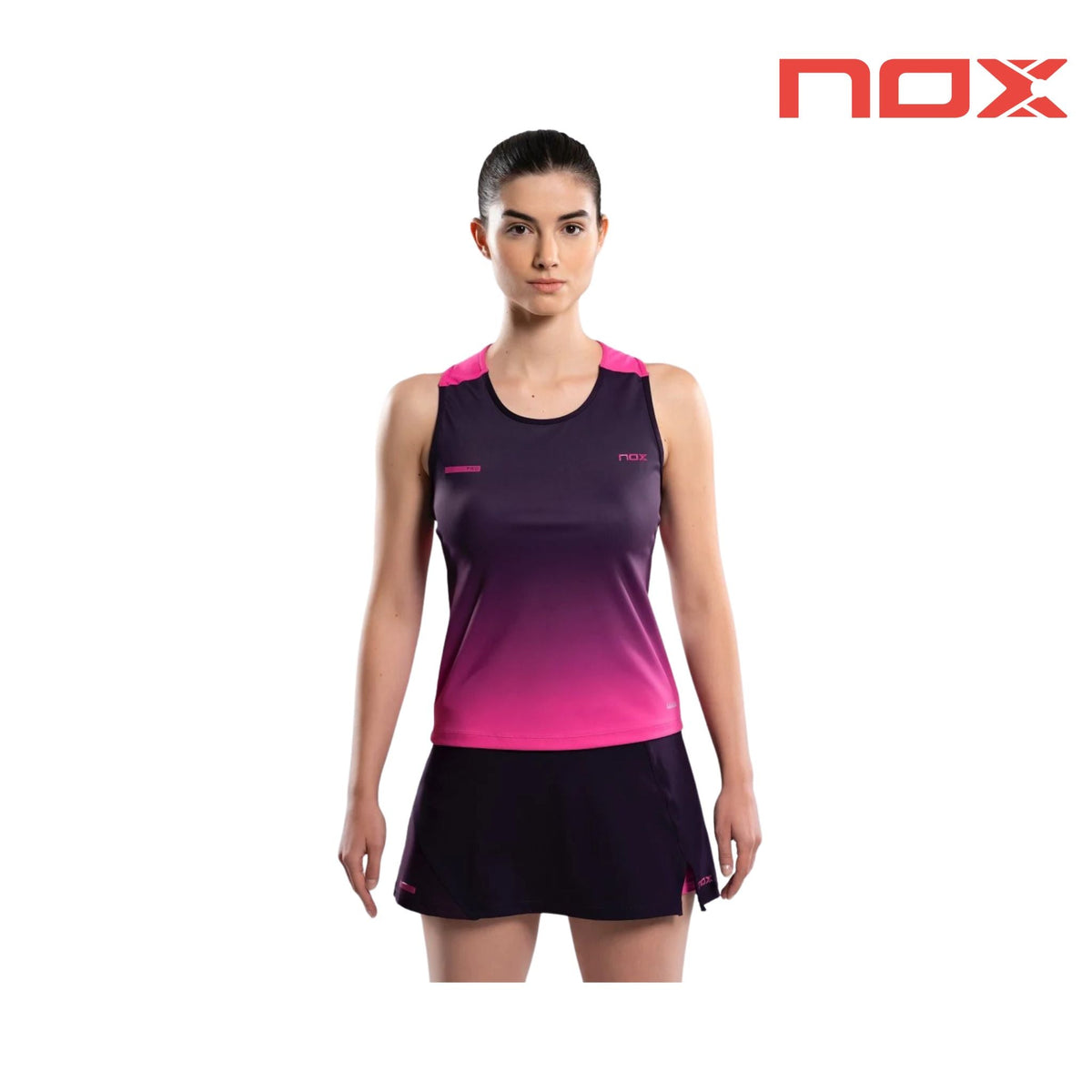 Nox Women Pro Blackberry Rose Degraded Tank Top
