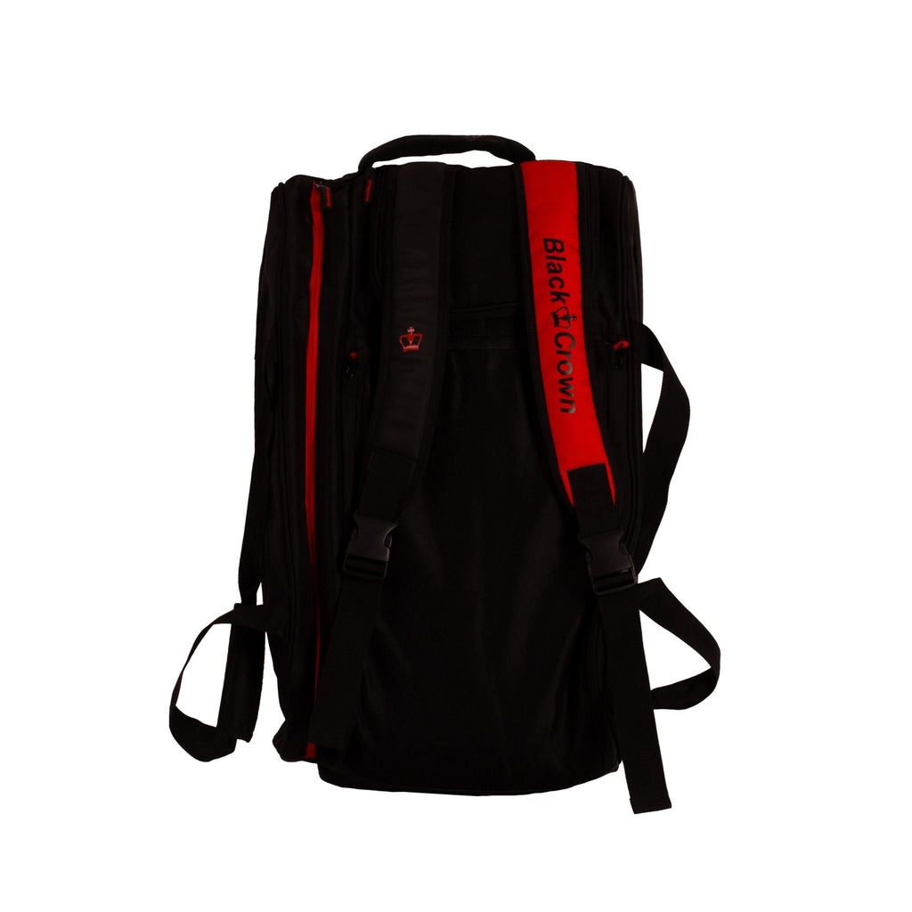 Black crown plus padel bag blue/orange