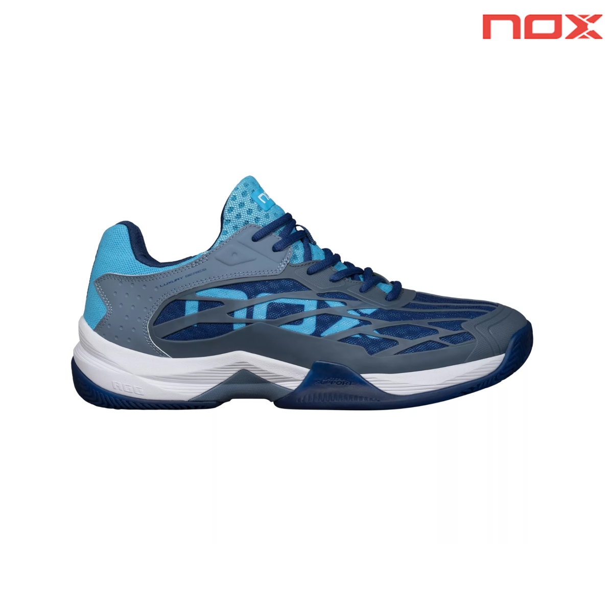 Nox AT10 Lux stone/bonnie blue | Padel shoes