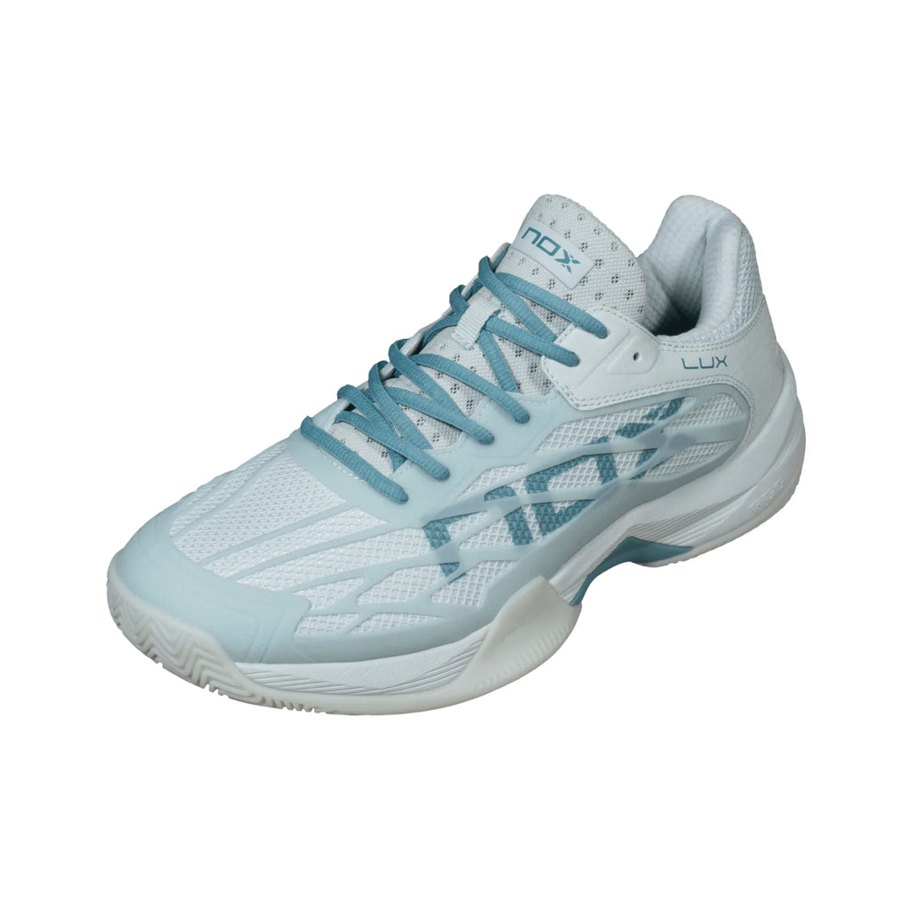 Nox AT10 Lux Morning Mist/Turquoise shoes | padel shoes