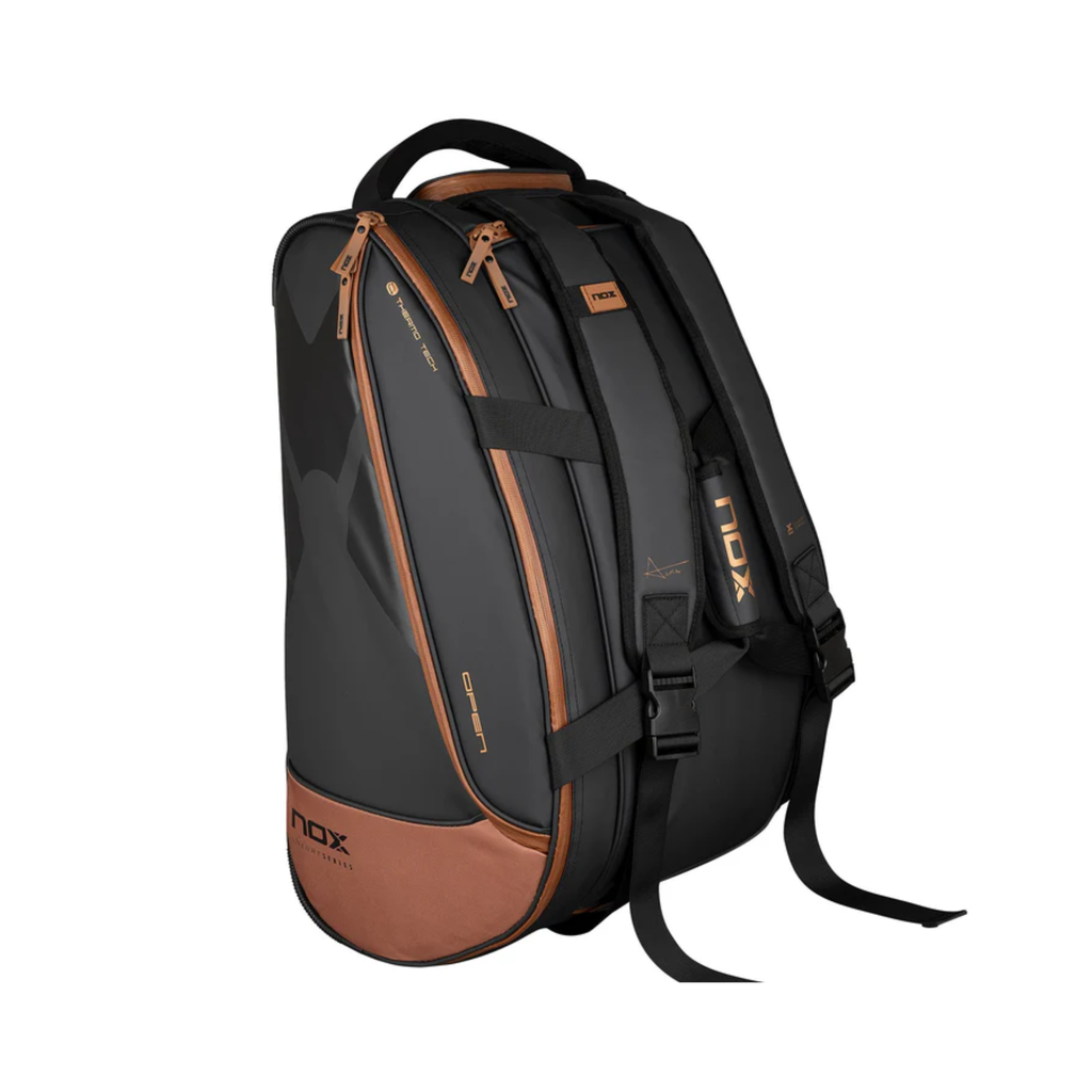Nox luxury open series black/brown padelbag
