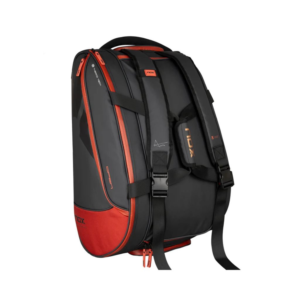 Nox luxury open series black/red padelbag