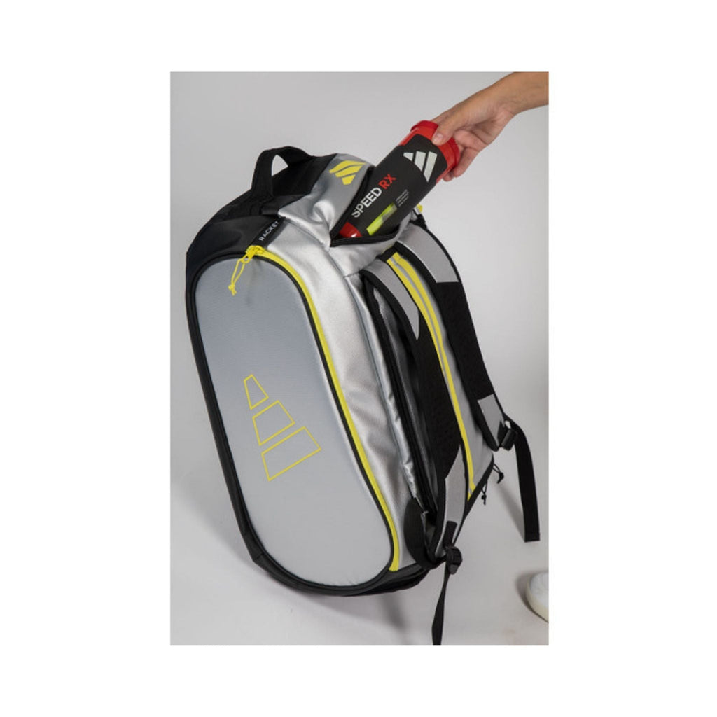 Adidas Tour Racketbag Silver/lime 2026