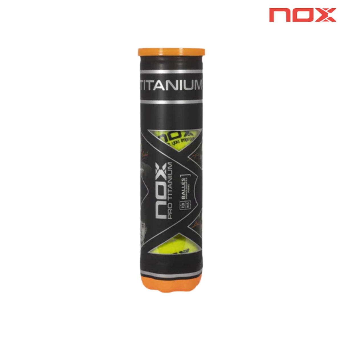 Nox Pro Titanium Padel Balls (4 Pack)