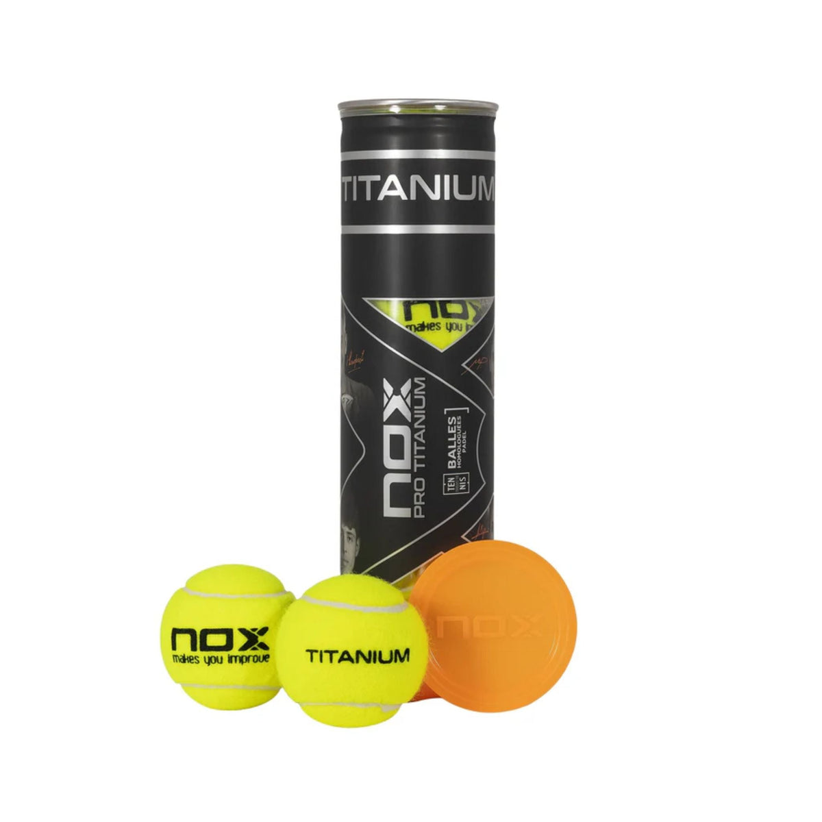 Nox Pro Titanium Padel Balls (4 Pack)