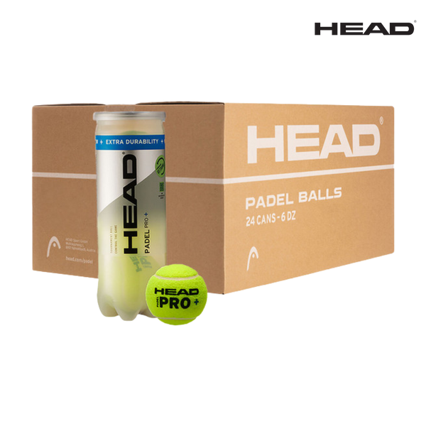 HEAD Padel Pro + Balls Box (24 x 3 pieces) | Padel Balls