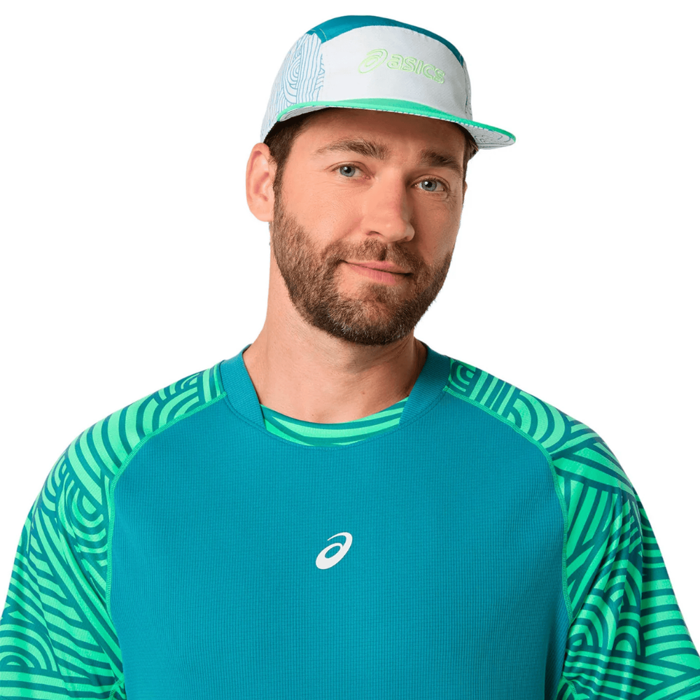 T-shirt Asics Padel Court All Over Print Bleu