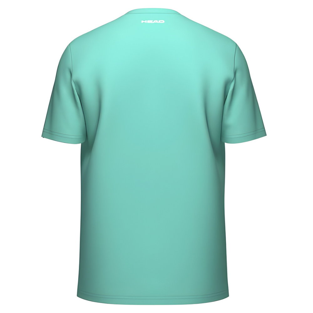 T-shirt Head Rainbow Vert Junior Boy