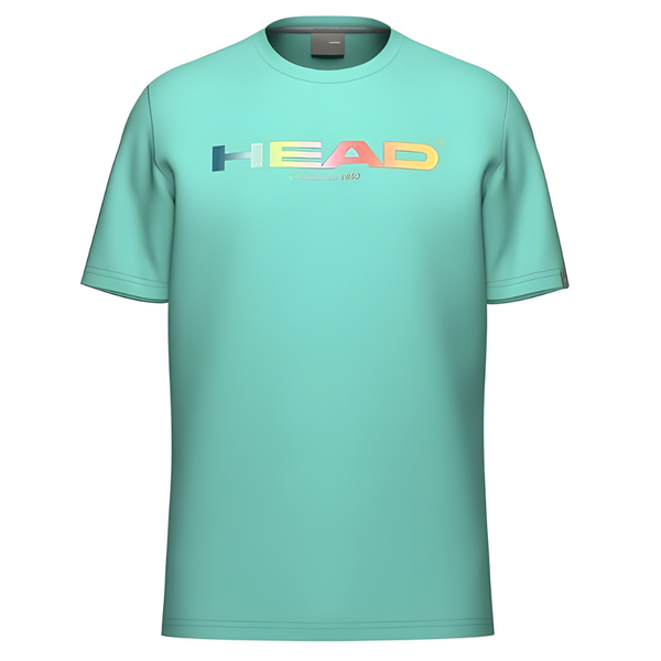 T-shirt Head Rainbow Vert Junior Boy
