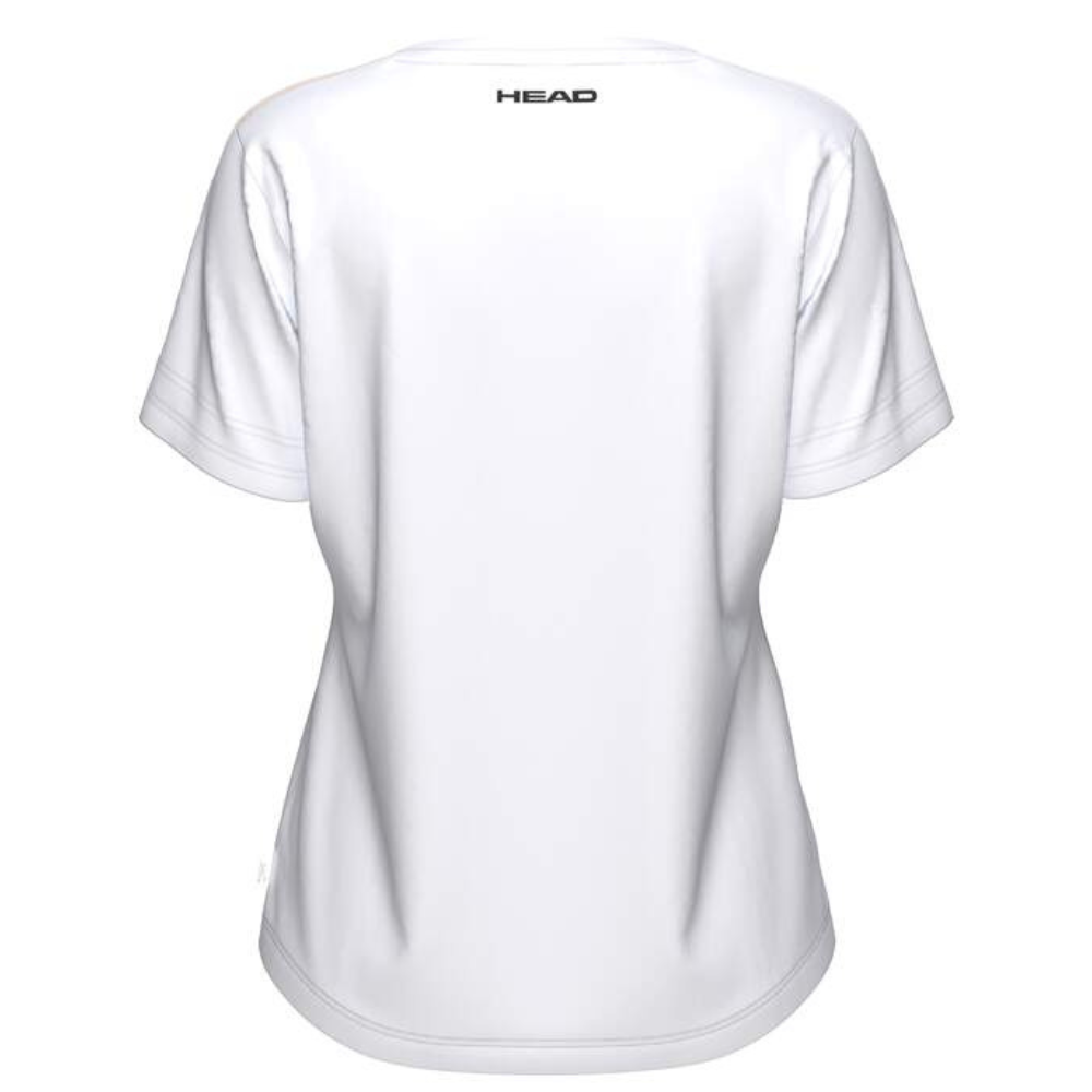 T-shirt Head Tie-Break ll Blanc/Rose Femme