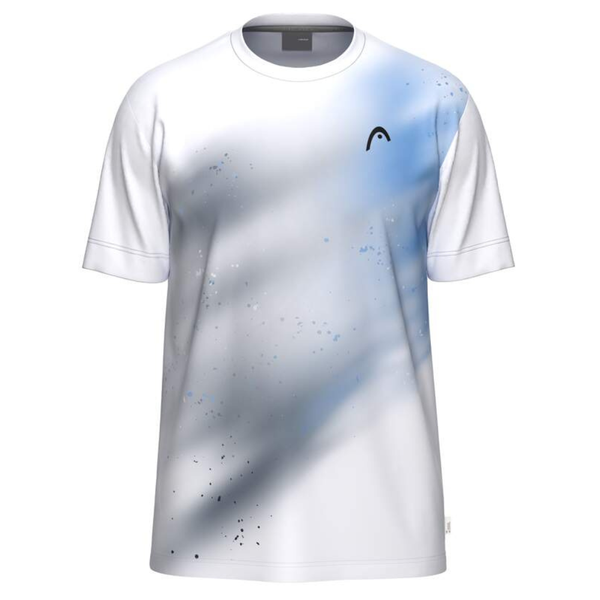 T-shirt Head Topspin Blanc/Bleu Marine Junior Boy