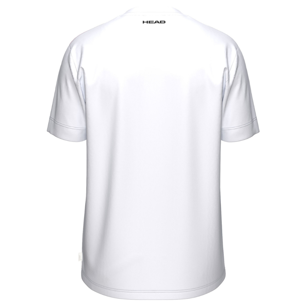 T-shirt Head Topspin Blanc/Rouge Junior Boy