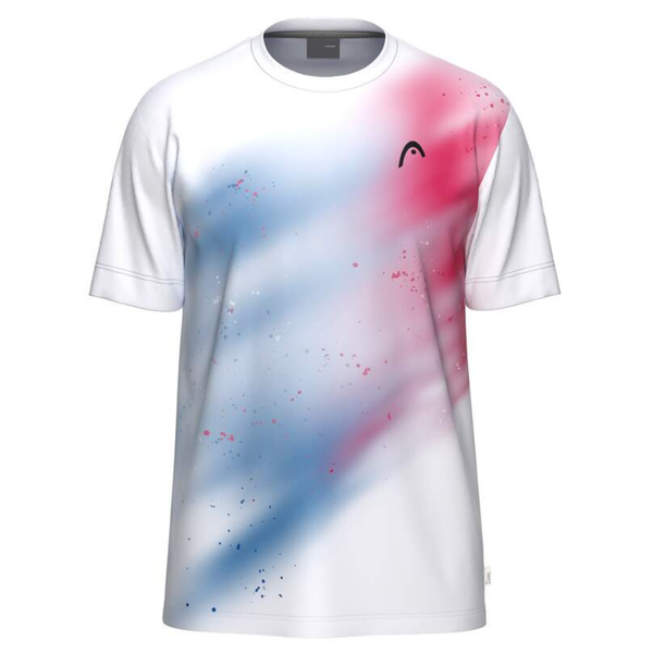 T-shirt Head Topspin Blanc/Rouge Junior Boy