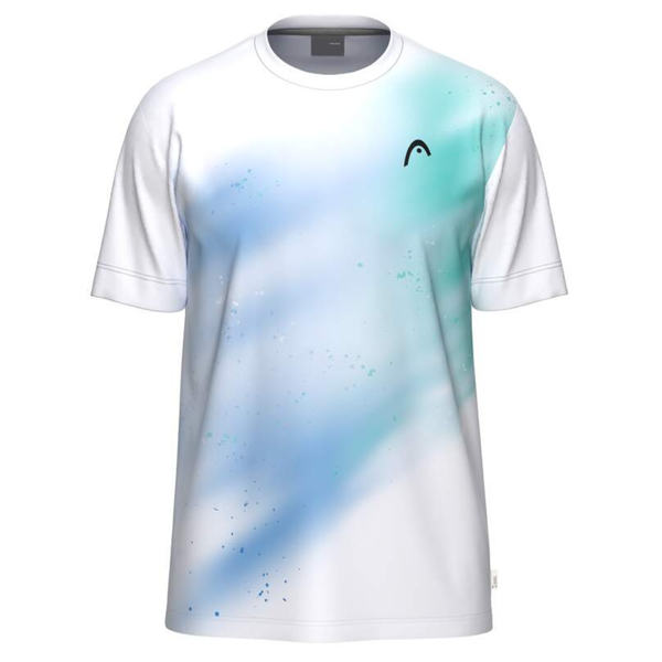 T-shirt Head Topspin Blanc/Vert Junior Boy
