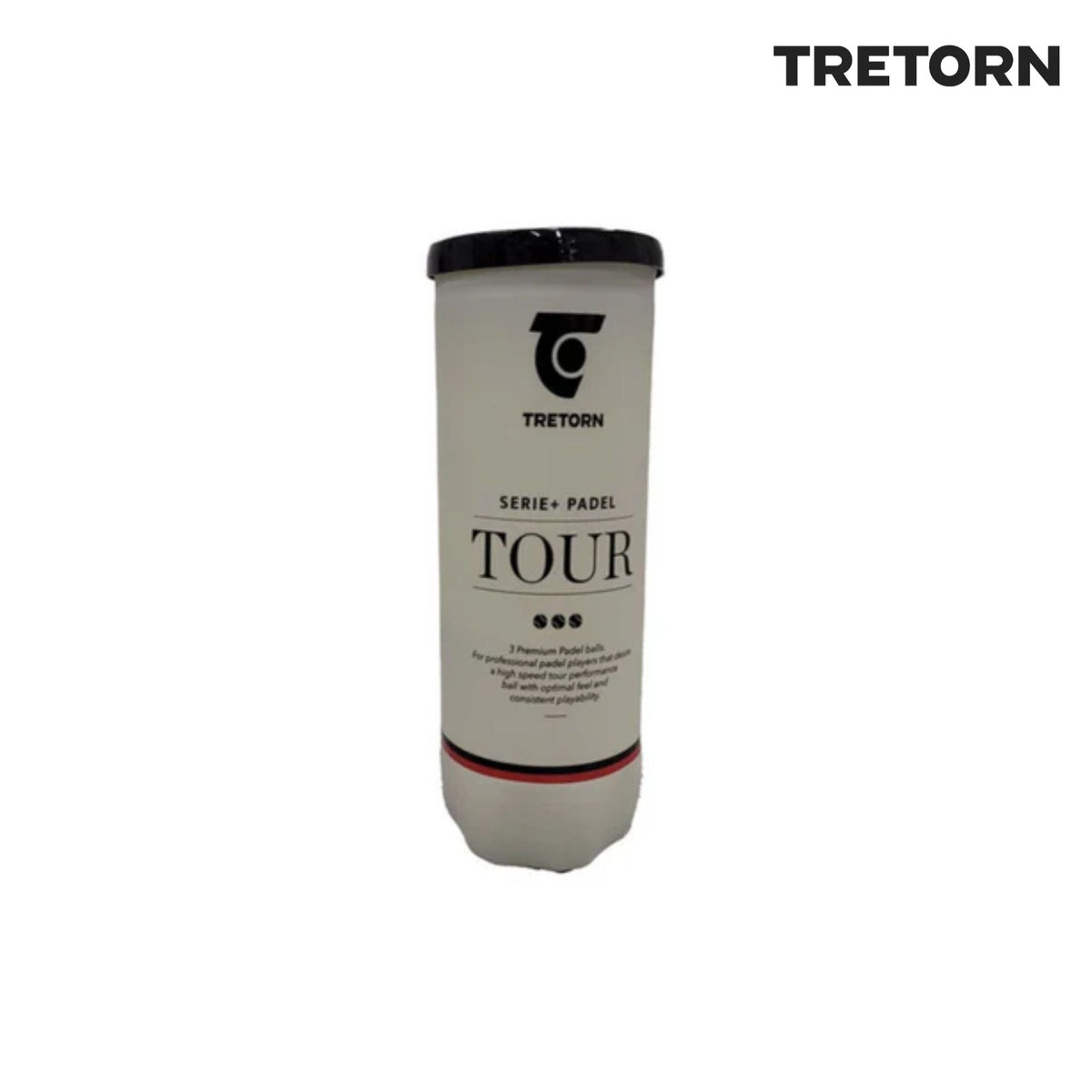 Tretorn Serie+ Padel Tour Padel Balls (1 Can)