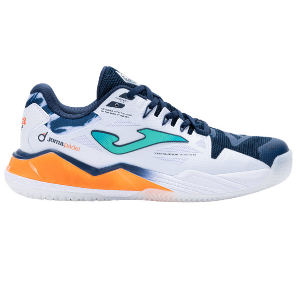 Chaussures de padel Homme Joma Spin Men 2632 Blanc/Orange