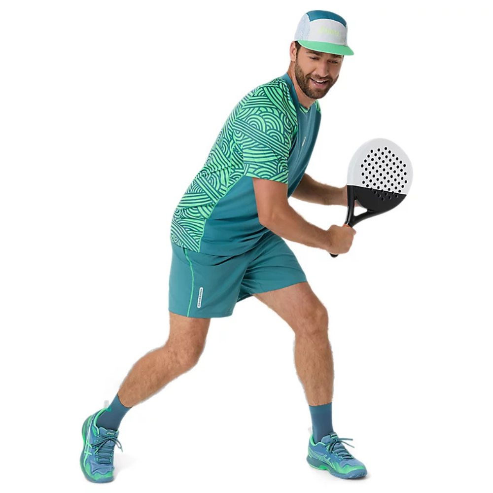 Short Asics Padel Court 7in Bleu