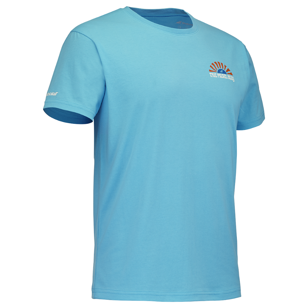T-shirt Babolat Perf Cotton Tee Bleu
