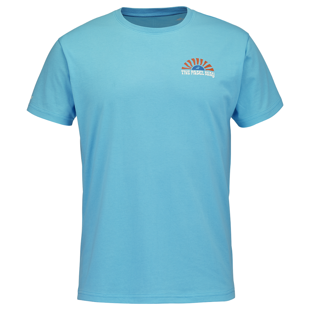 T-shirt Babolat Perf Cotton Tee Bleu