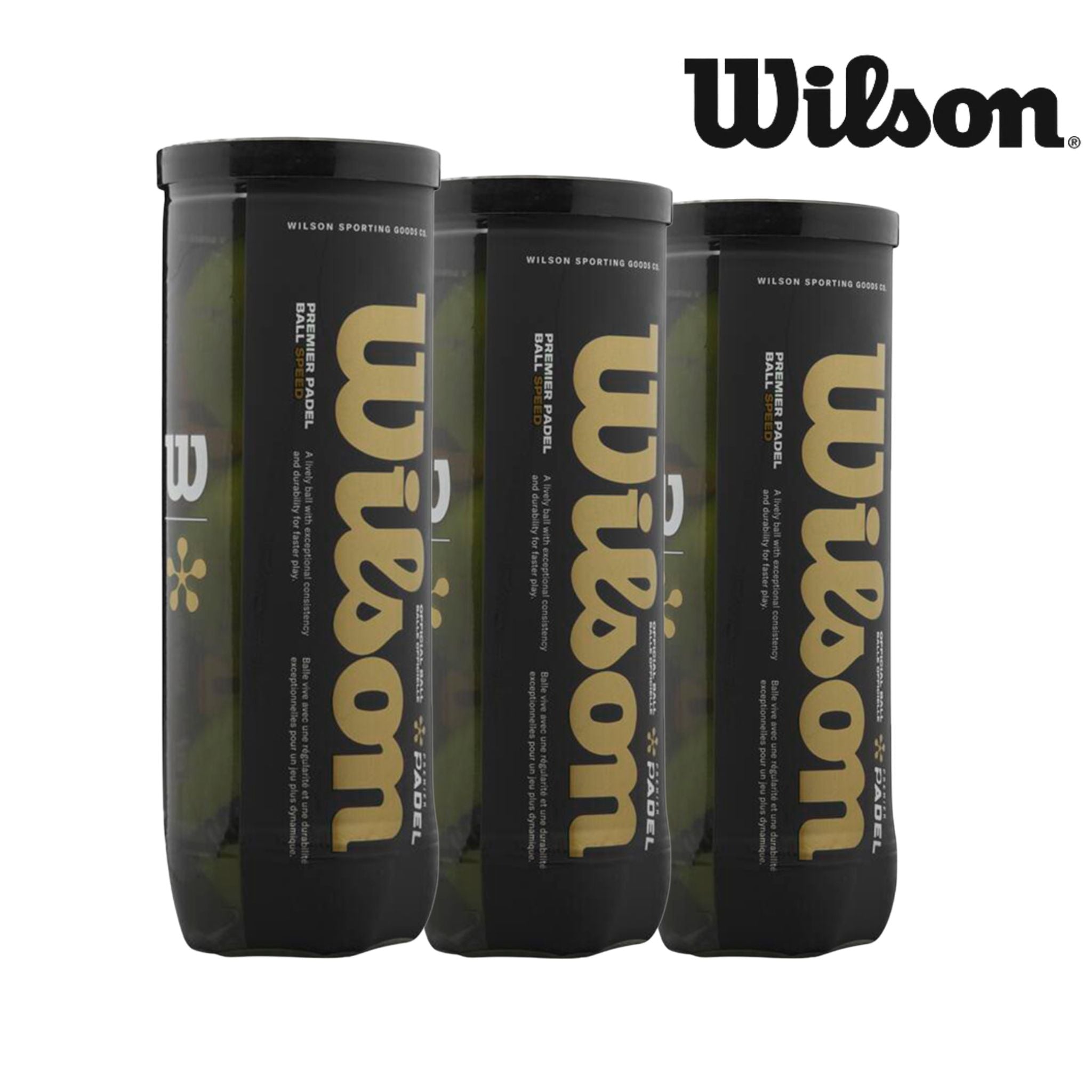 Wilson Premier Padel speed balls 3x3 pc